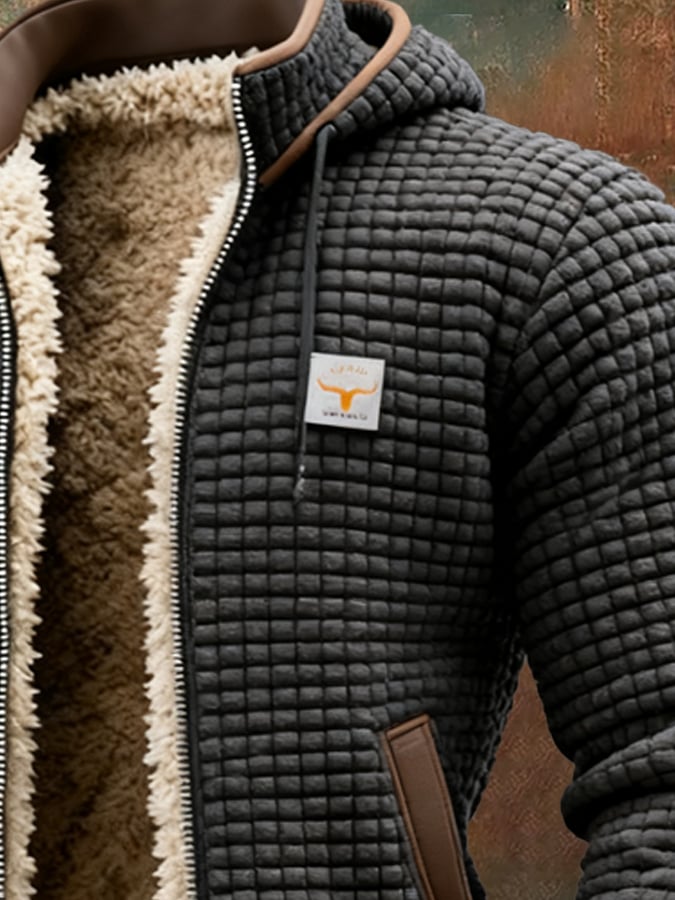 Joaquin | WINTER QUILTED JACKET WITH SHERPA INTERIOR