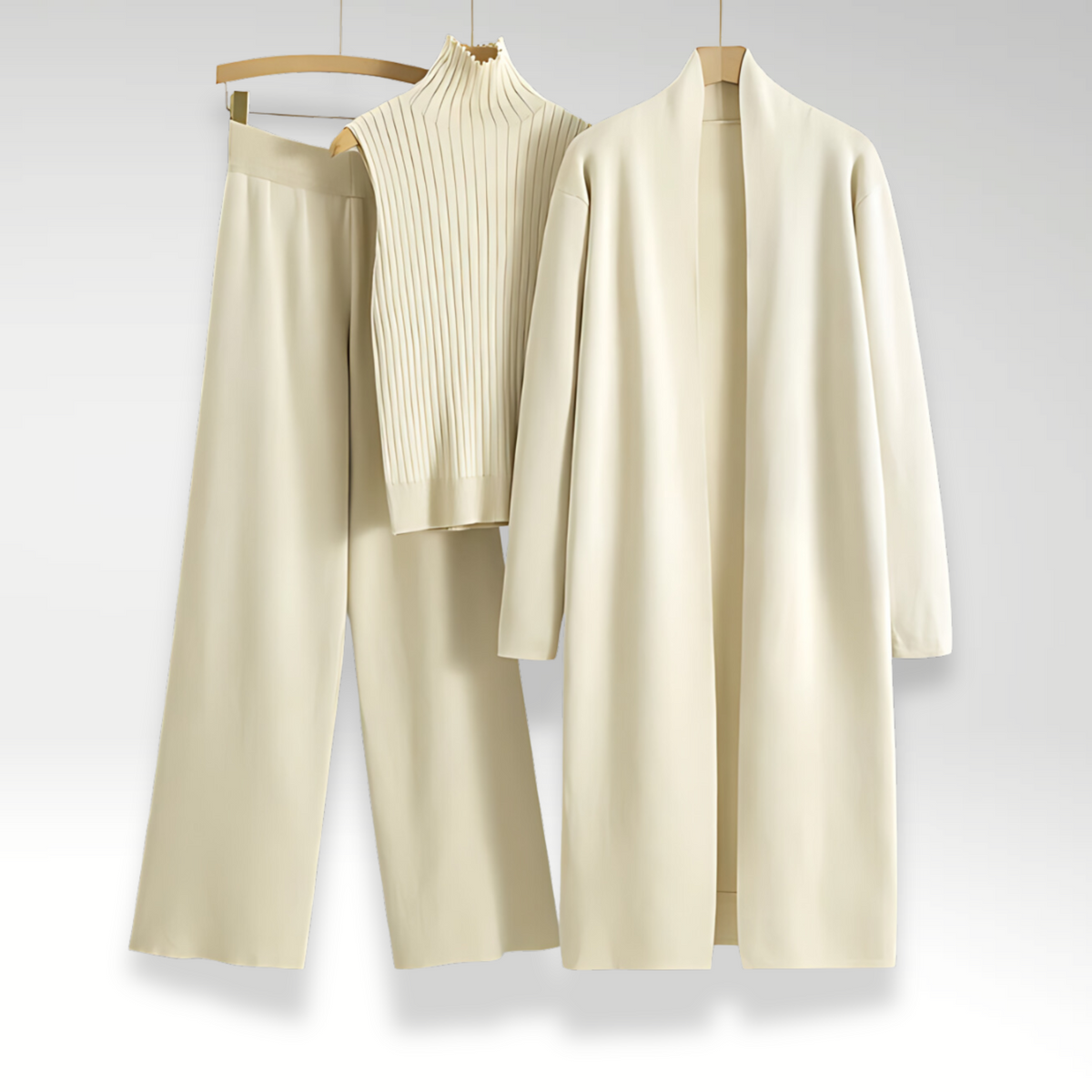 Darevo | Complete Three-Piece Luxe Knit Set