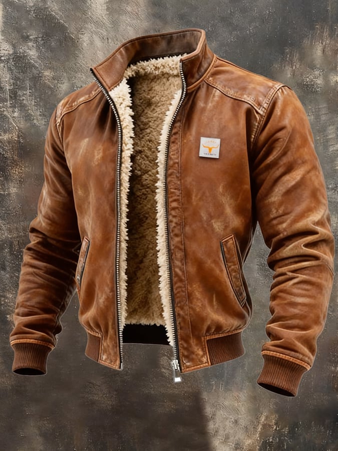 Clayton | VINTAGE JACKET WITH SHERPA LINING