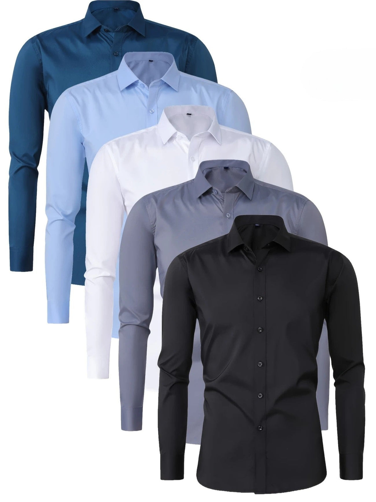 Darevo | Elegant Long Sleeve Button-Up Shirt