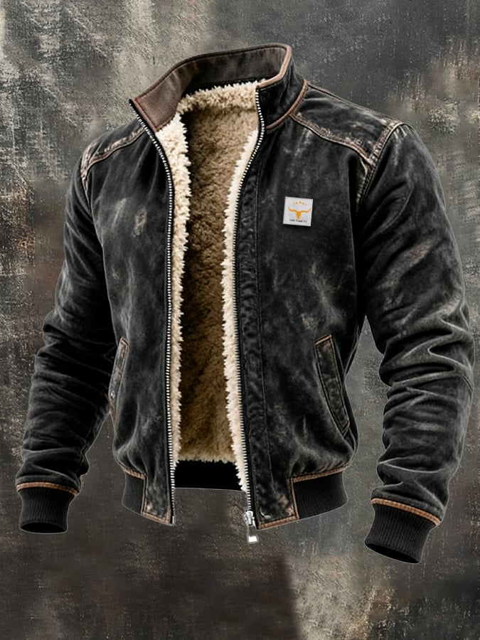 Clayton | VINTAGE JACKET WITH SHERPA LINING