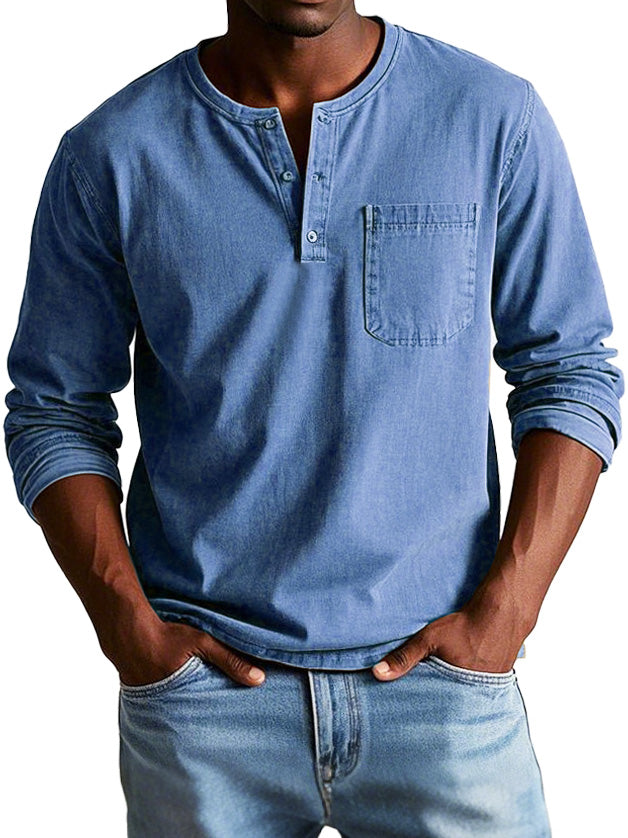 Darevo | Vintage Long Sleeve Shirt