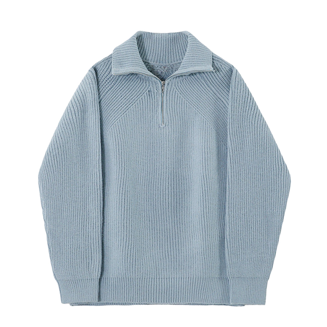 Darevo | Quarter-Zip Azure Pullover