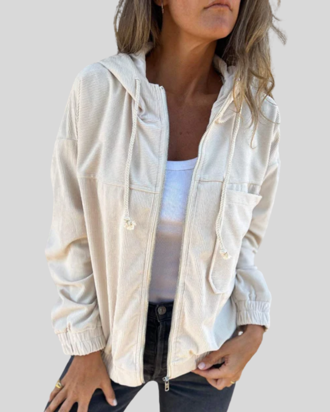 Mabel | Soft Zip-Up Vest