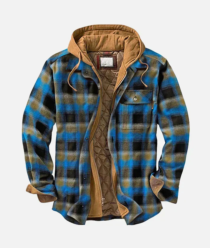 Darevo | Patchwork Plaid Jacket