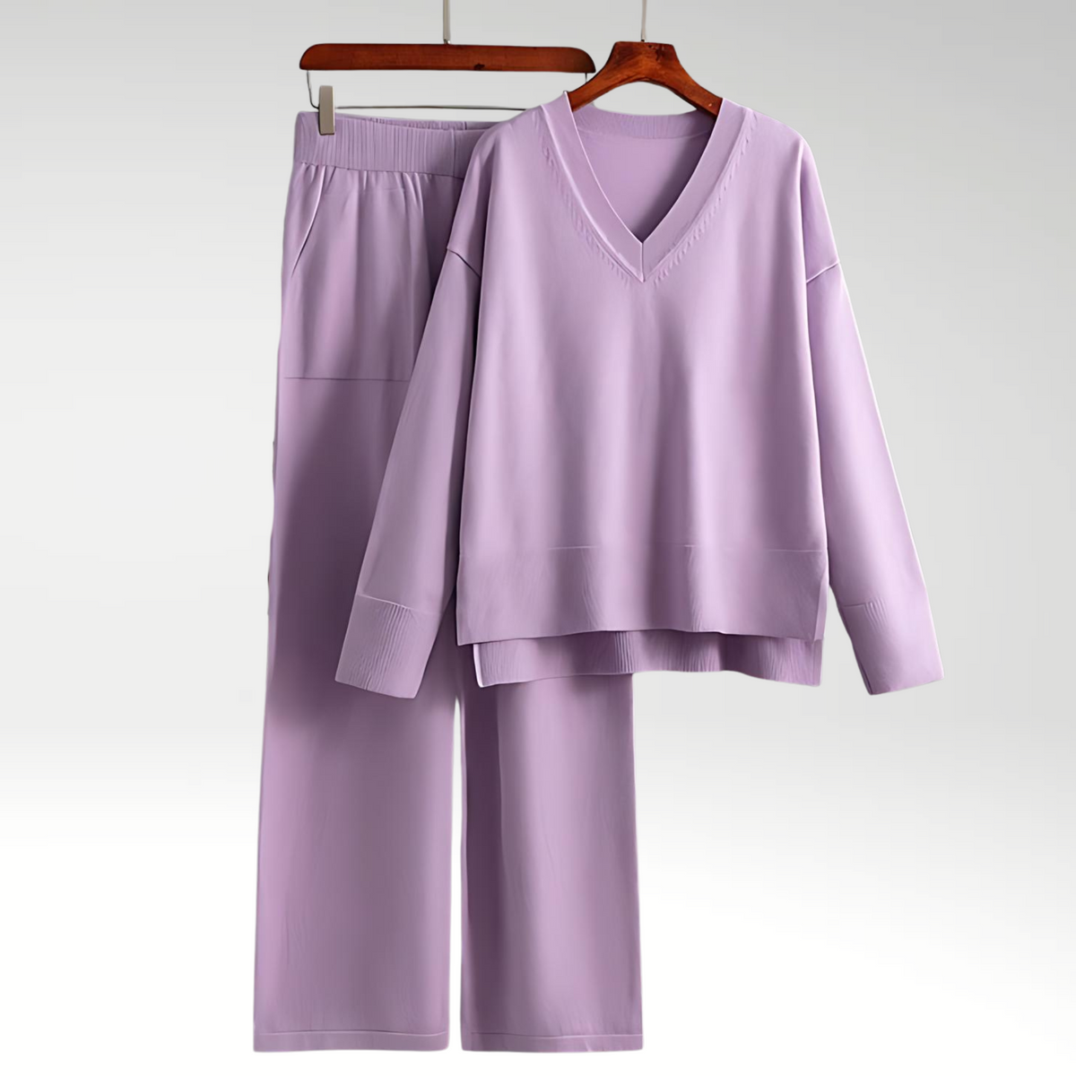 Darevo | Luxe Two-Piece Set with V-Neck