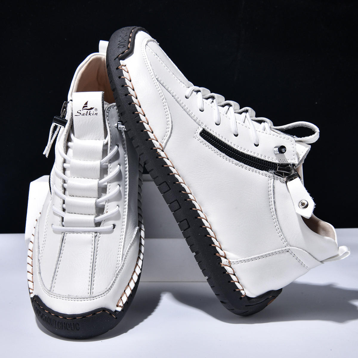 Barrett | Nubuck Shoes with Zipper for Men