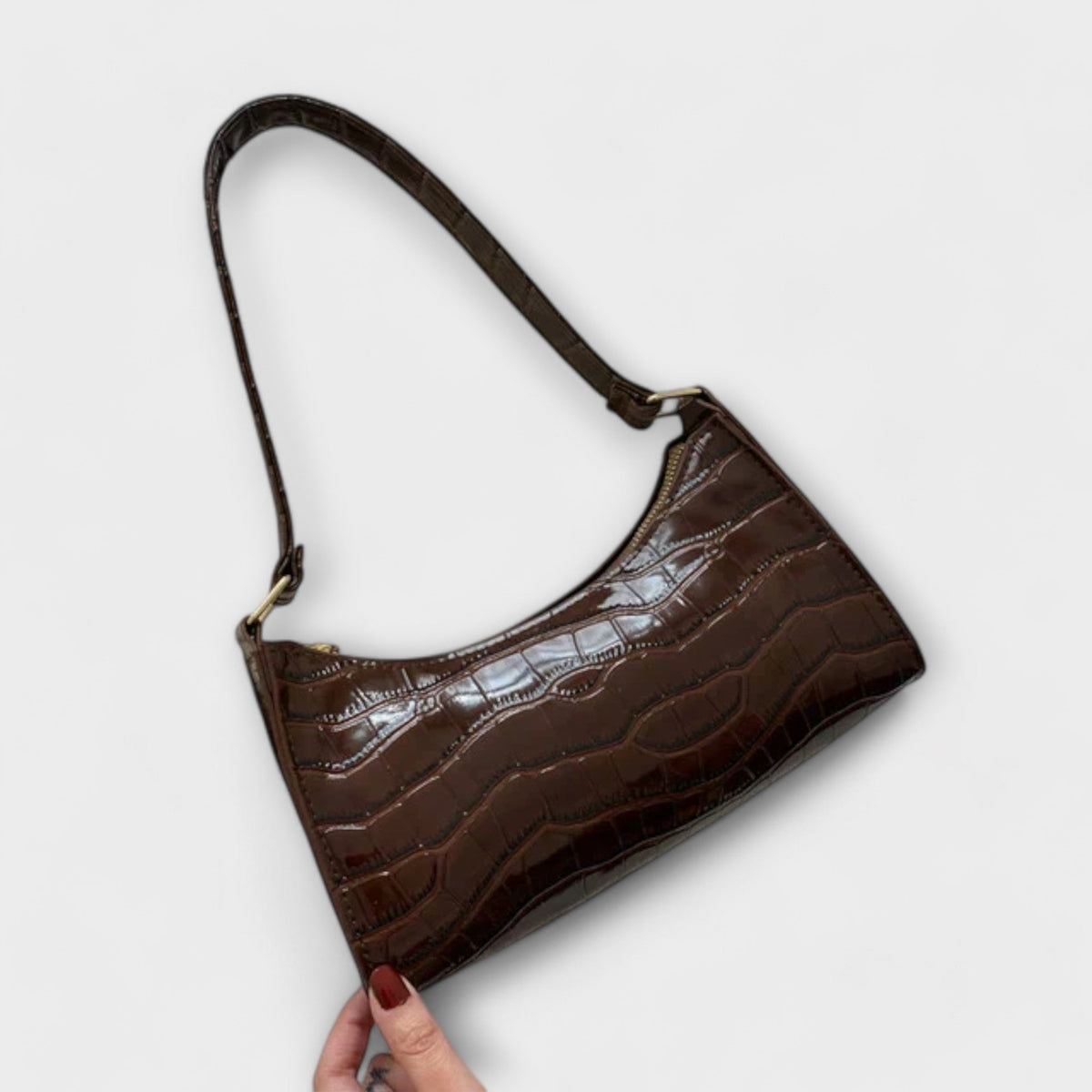 Darevo | Shiny Leather Bag