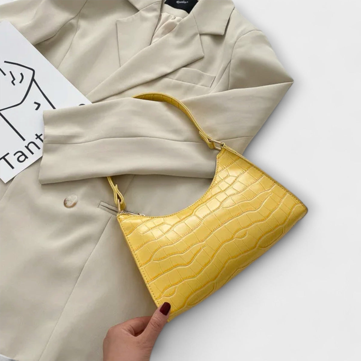 Darevo | Shiny Leather Bag