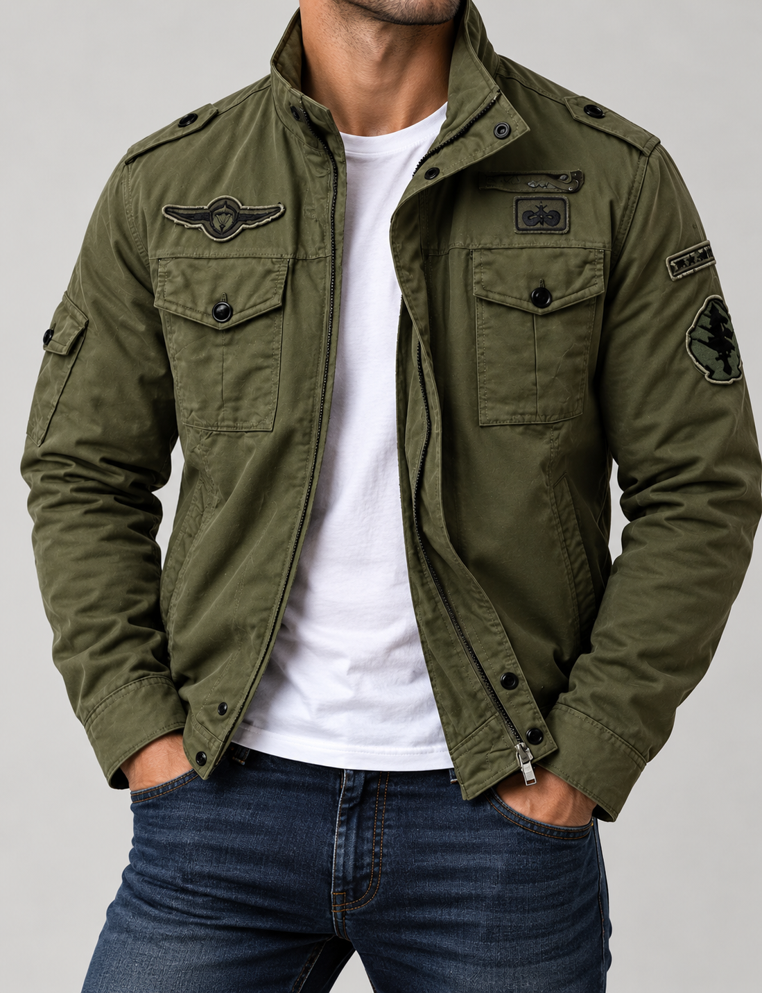 Darevo | Structured military jacket