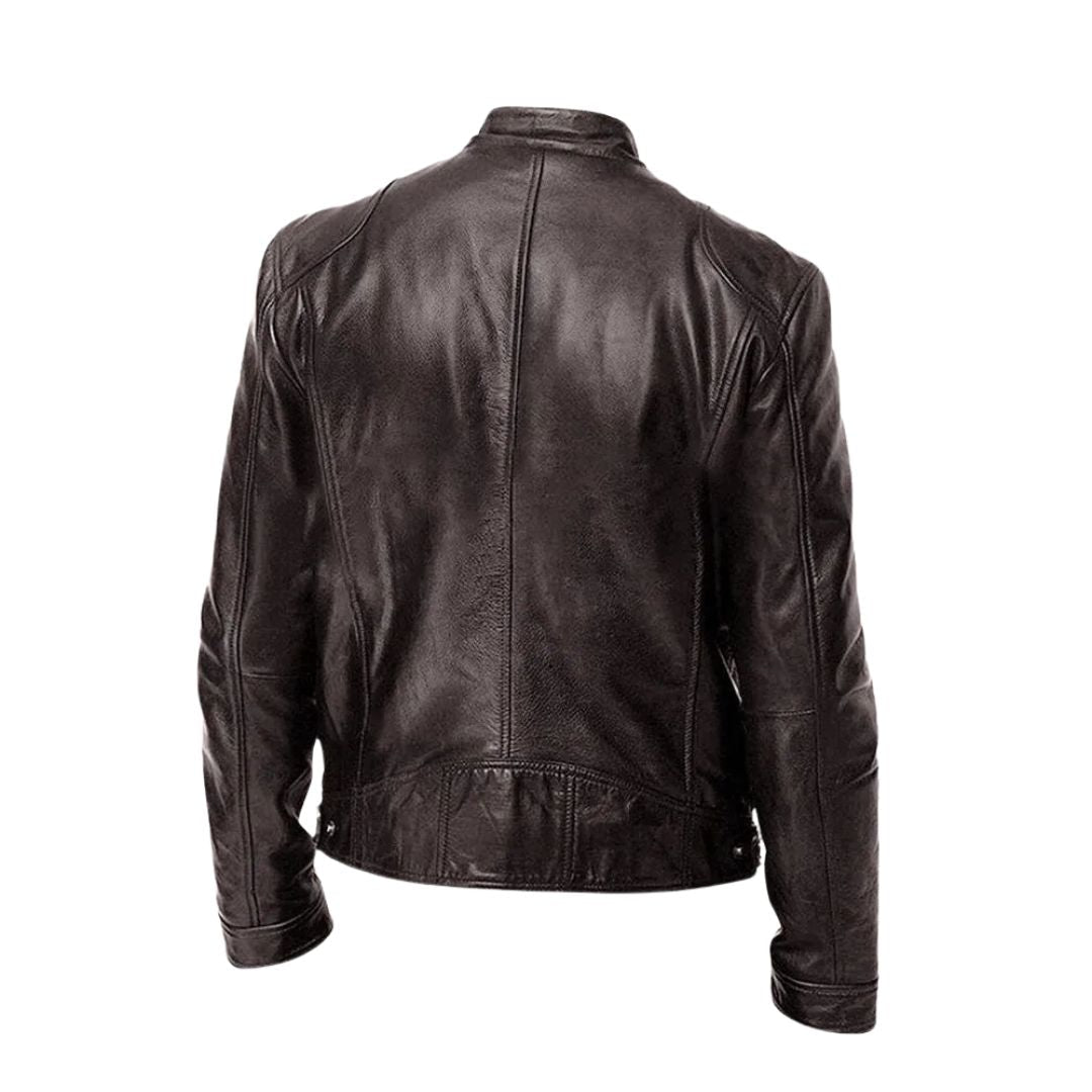 Darevo | Casual Leather Jacket