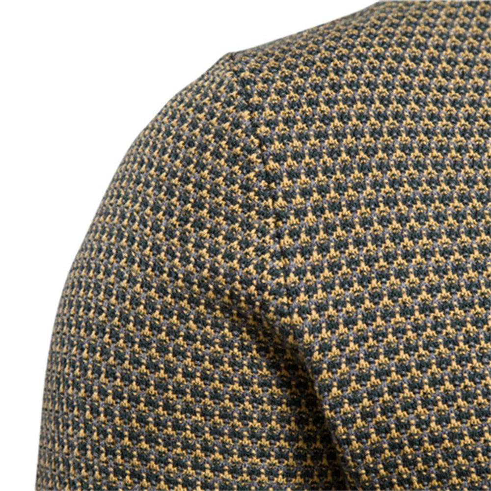 Kenneth | Men's Checkered Pattern Sweater