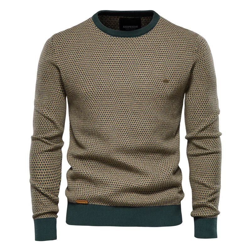 Kenneth | Men's Checkered Pattern Sweater