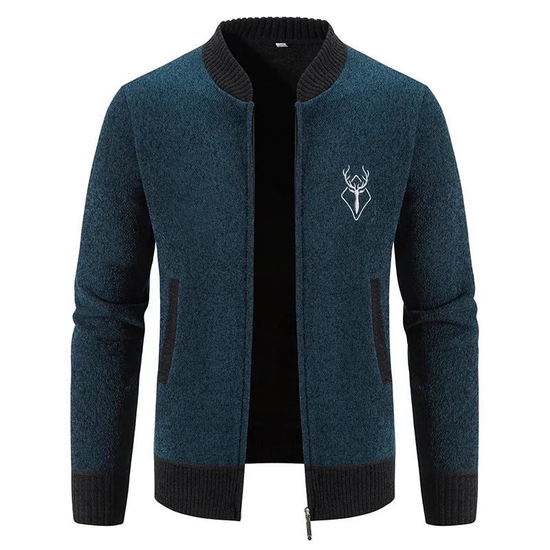 Darevo | Men's Knit Gilet with Autumn Detail