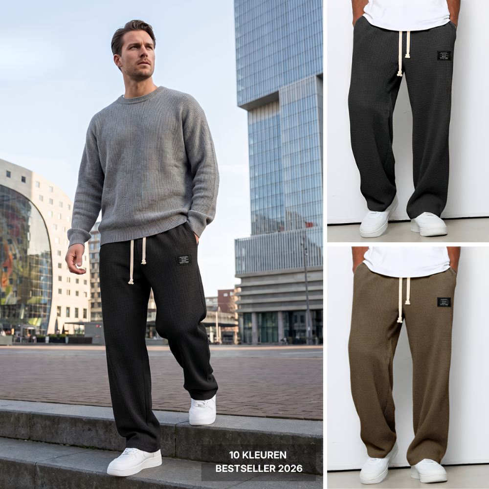 Darevo | Comfortable men's pants with a loose fit and adjustable waist