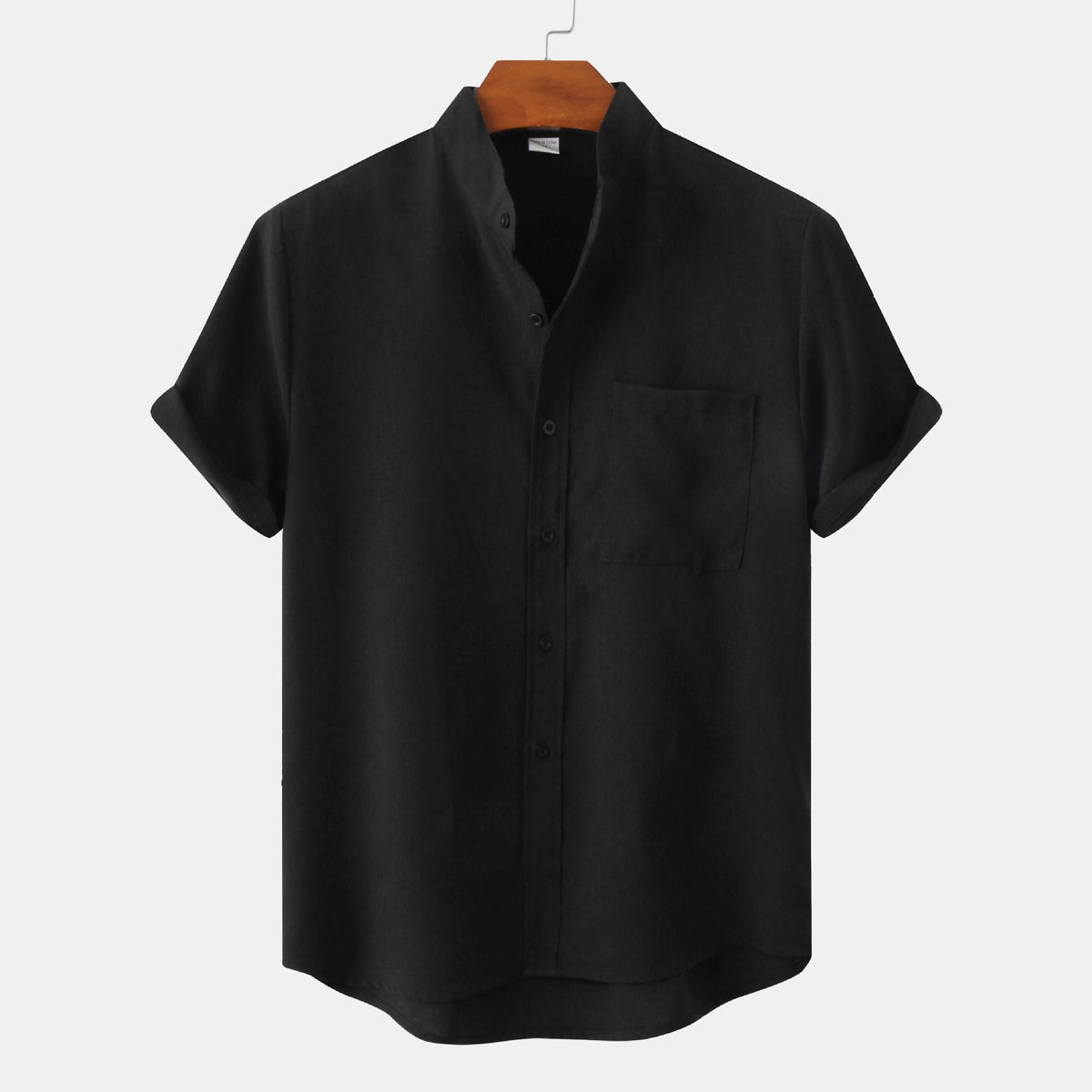 Darevo | Solid Cotton Shirt with Buttons.