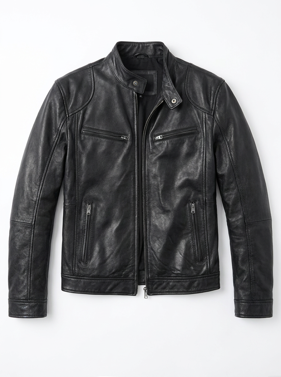 Darevo | Casual Leather Jacket