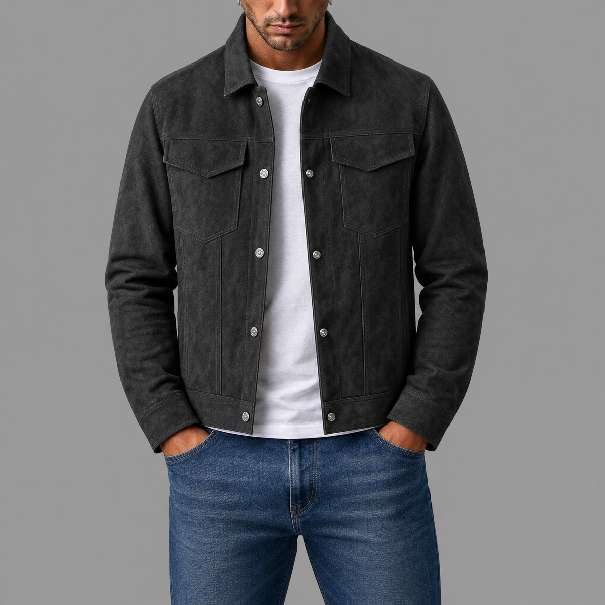 Darevo | Elegant Leather Effect Jacket