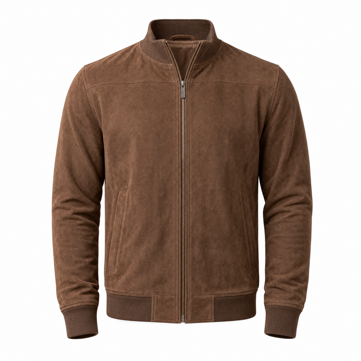 Darevo | Suede-Look Bomber Jacket