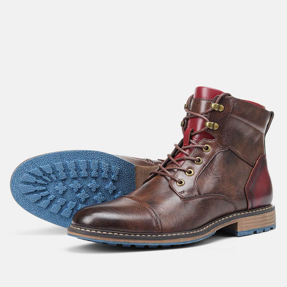 Ethan | Artisan Leather Oxford Boots