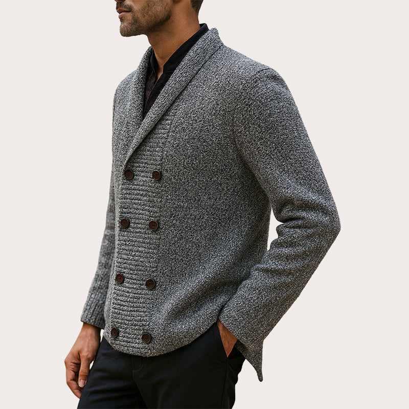 Darevo | Knitted Cardigan with Double Button Closure