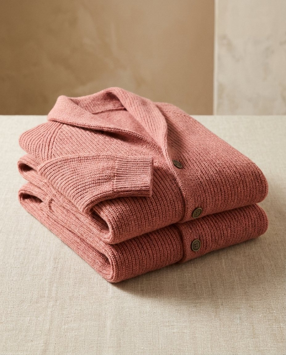 Darevo | Knitted cardigan with shawl collar and button closure