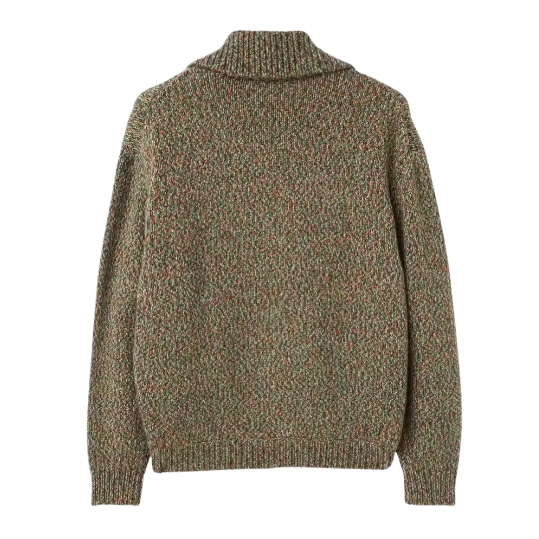 Darevo | Zip-Up Bomber in Alpaca Wool