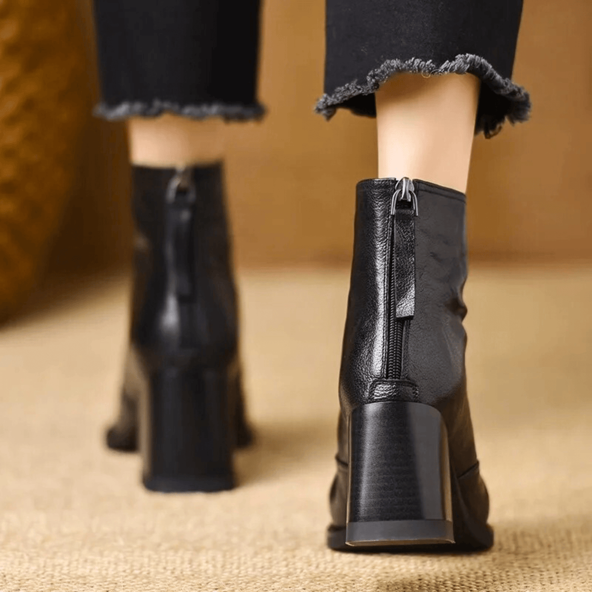 Kennedy | Luxury Ankle Boots with Medium Heel