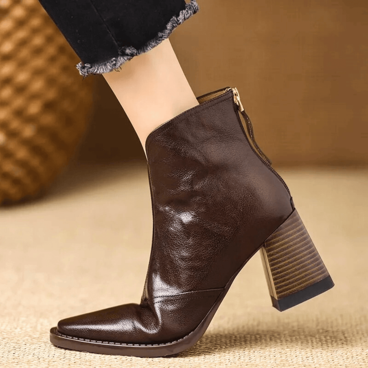 Kennedy | Luxury Ankle Boots with Medium Heel