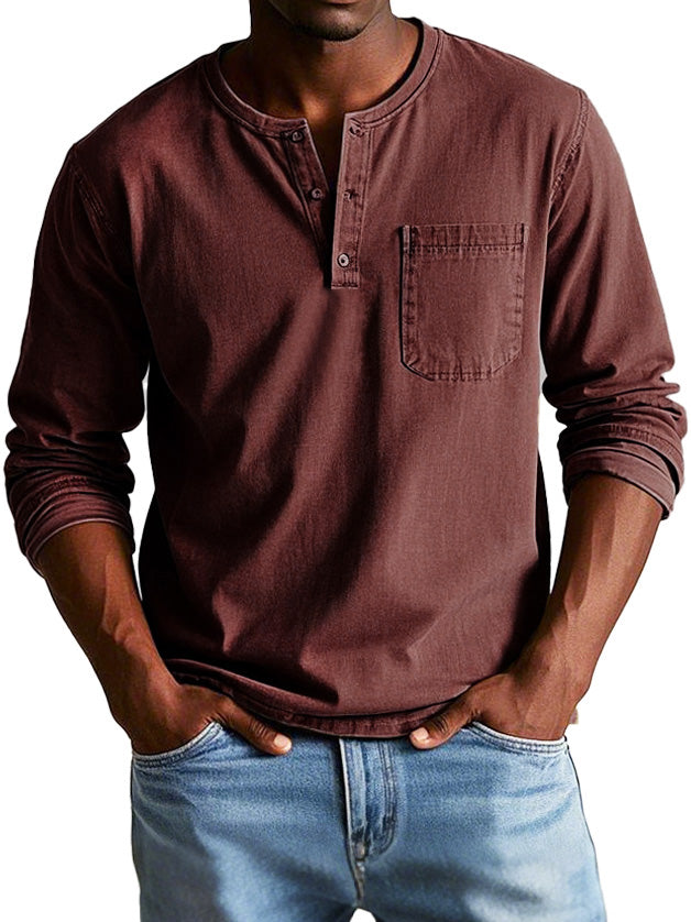 Darevo | Vintage Long Sleeve Shirt