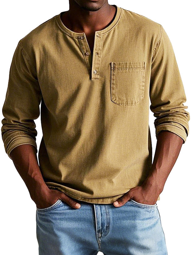Darevo | Vintage Long Sleeve Shirt