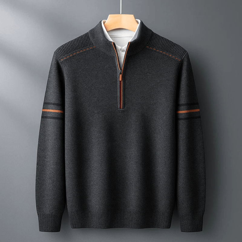 Darevo | Modern Half-Zip Sweater Ease