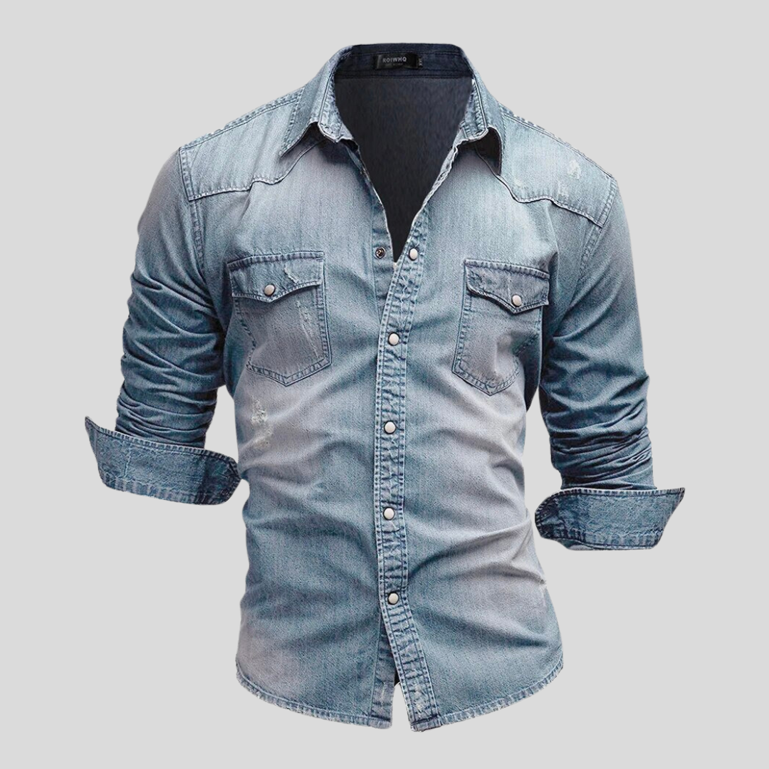 Darevo | Modern Style Denim Shirt