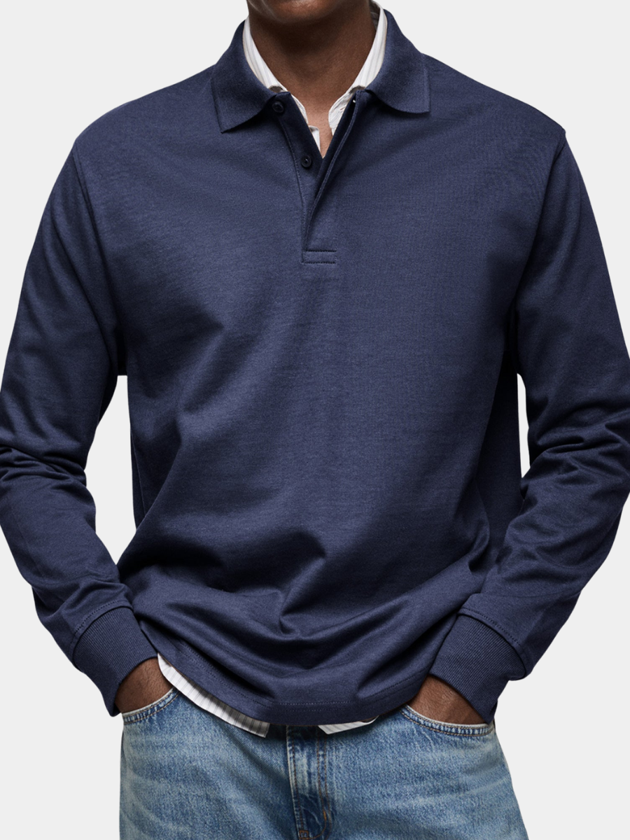 Bronson | LUXE LONG-SLEEVED POLO SHIRT