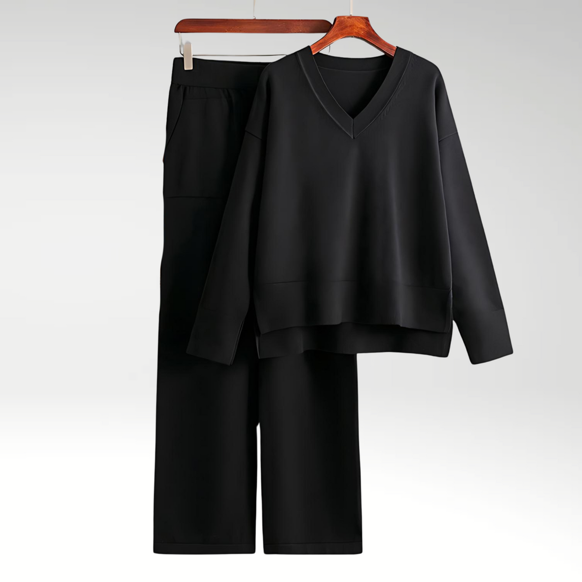 Darevo | Luxe V-Neck Two-Piece Set
