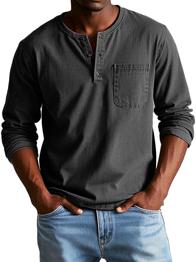 Darevo | Vintage Long Sleeve Shirt