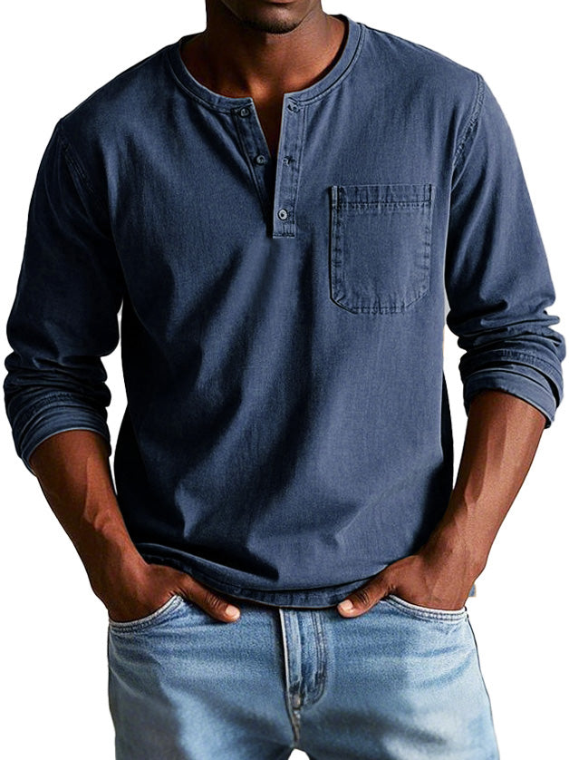 Darevo | Vintage Long Sleeve Shirt