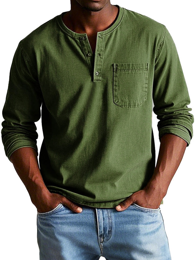 Darevo | Vintage Long Sleeve Shirt