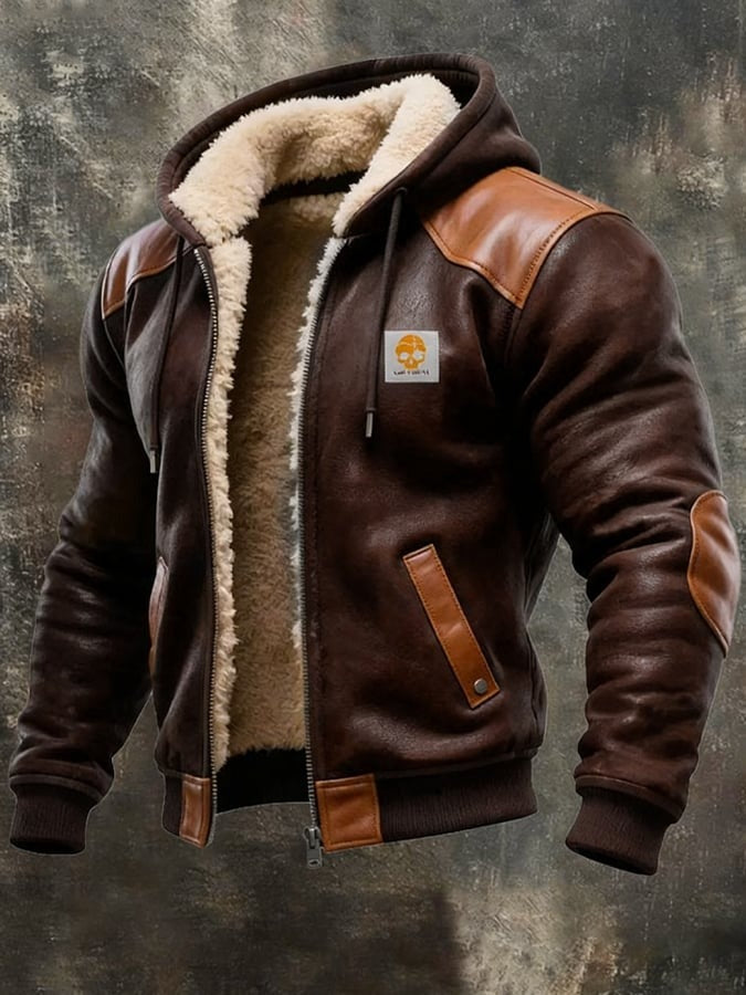 Darevo | Winter Jacket with Refined Leather Details