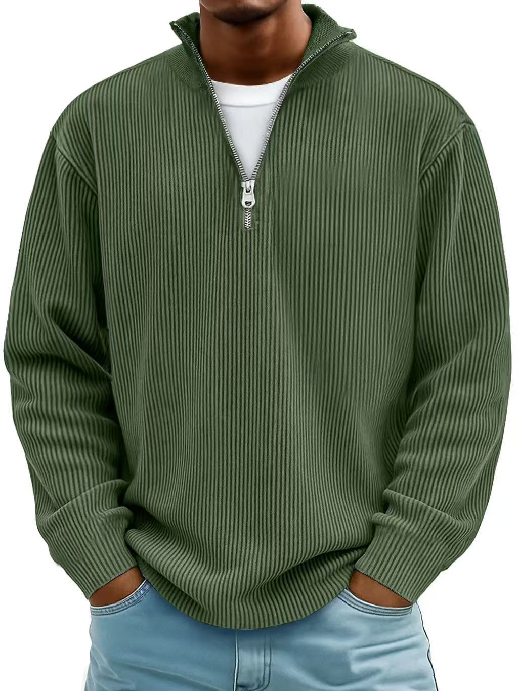 Darevo | Ribbed Zip Sweater