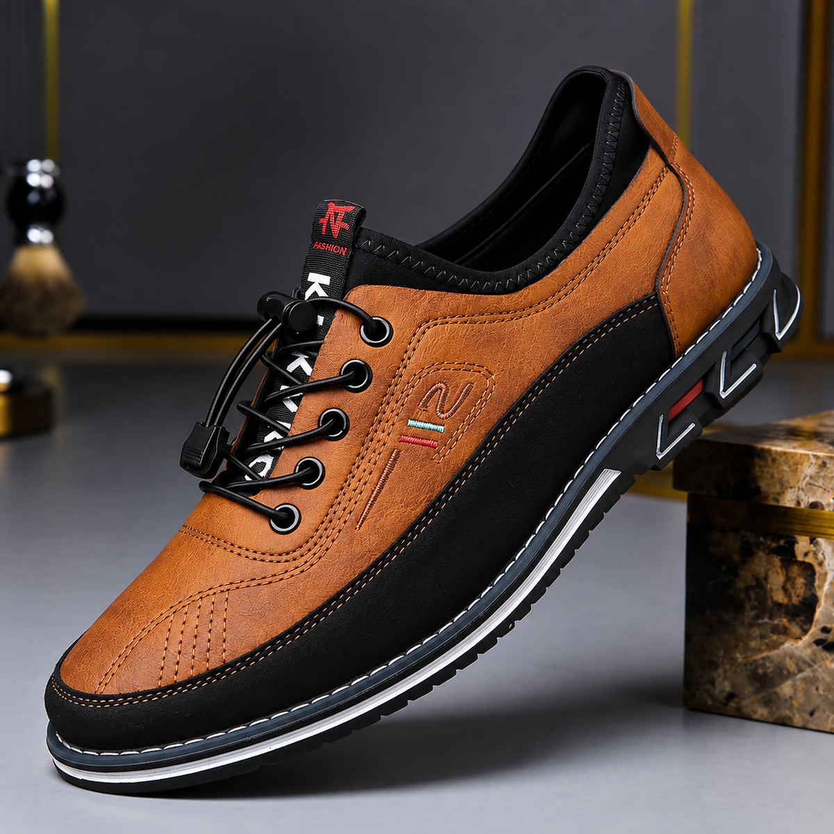 Darevo | Comfortable Leather Slip-On Shoes