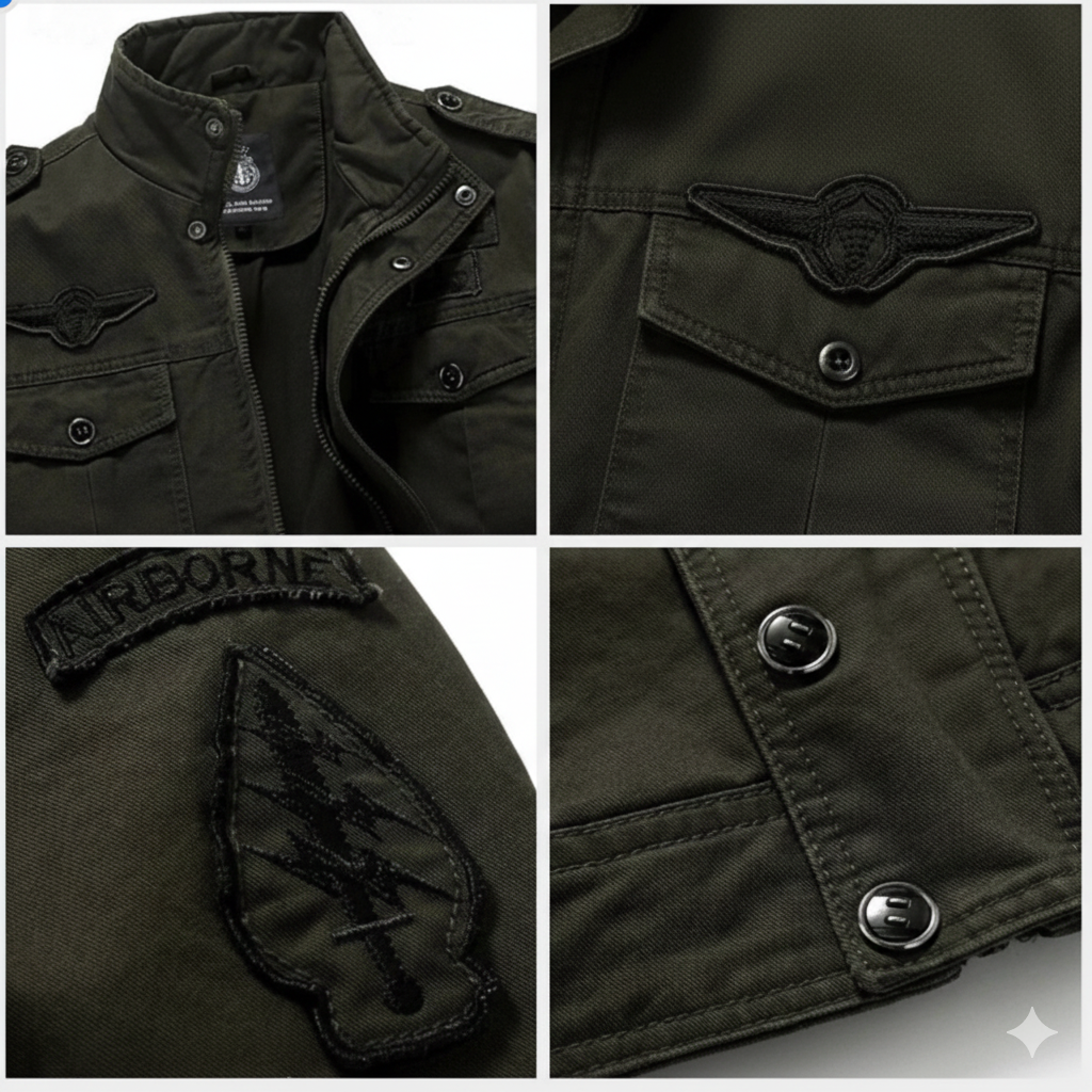 Darevo | Structured Military Jacket