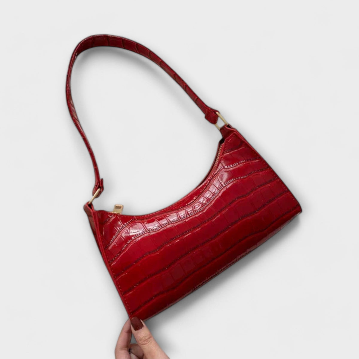 Darevo | Shiny Leather Bag