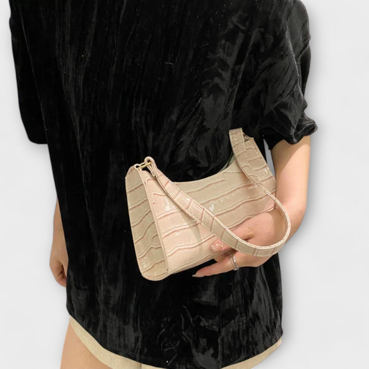 Darevo | Shiny Leather Bag