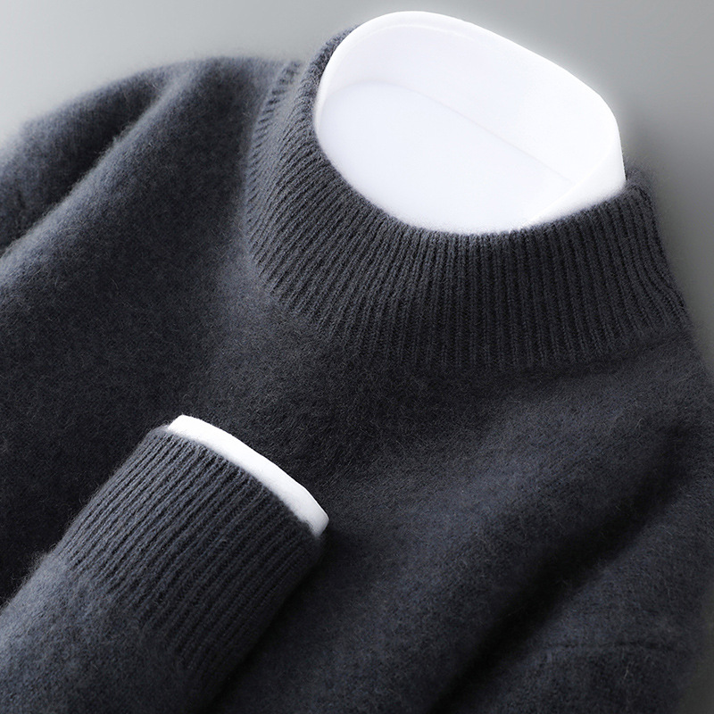 Chester | Elegant Cashmere Sweater (Stone Gray)