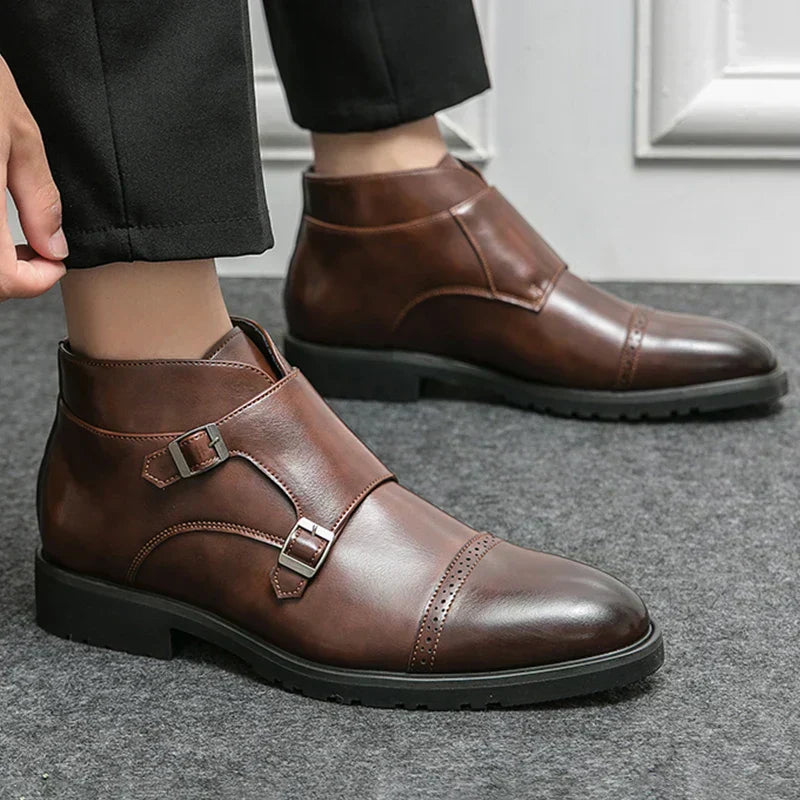 Darell | Double Monk Strap Boots