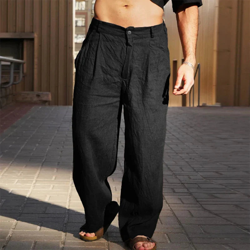 Steven | Wide Linen Pants