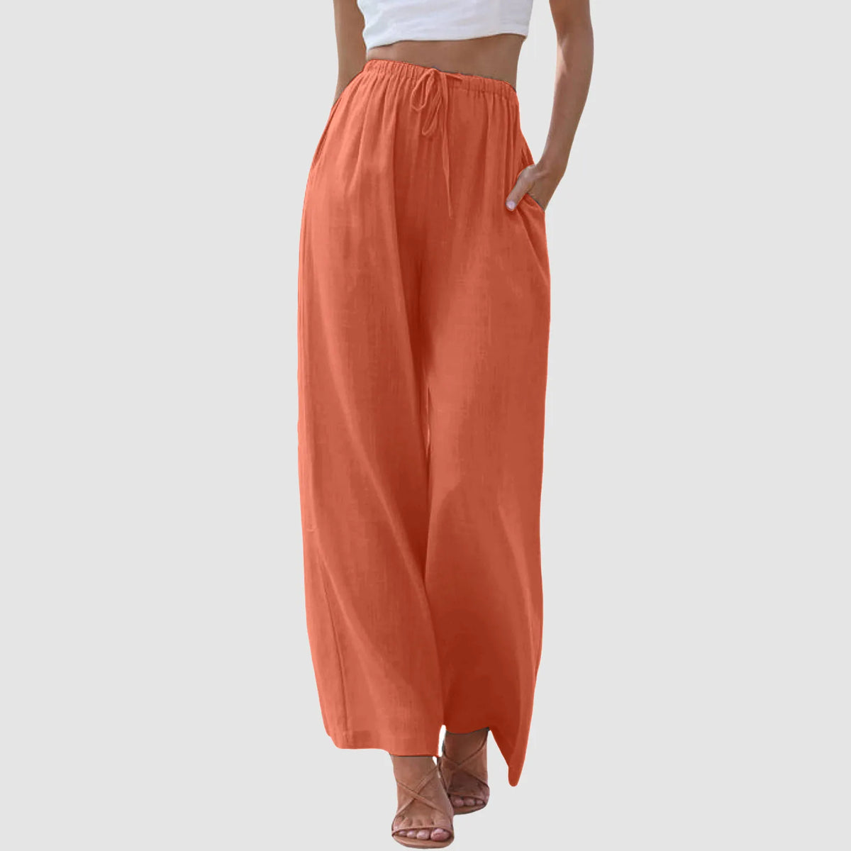 Darevo  | High-Waisted Wide Leg Pants