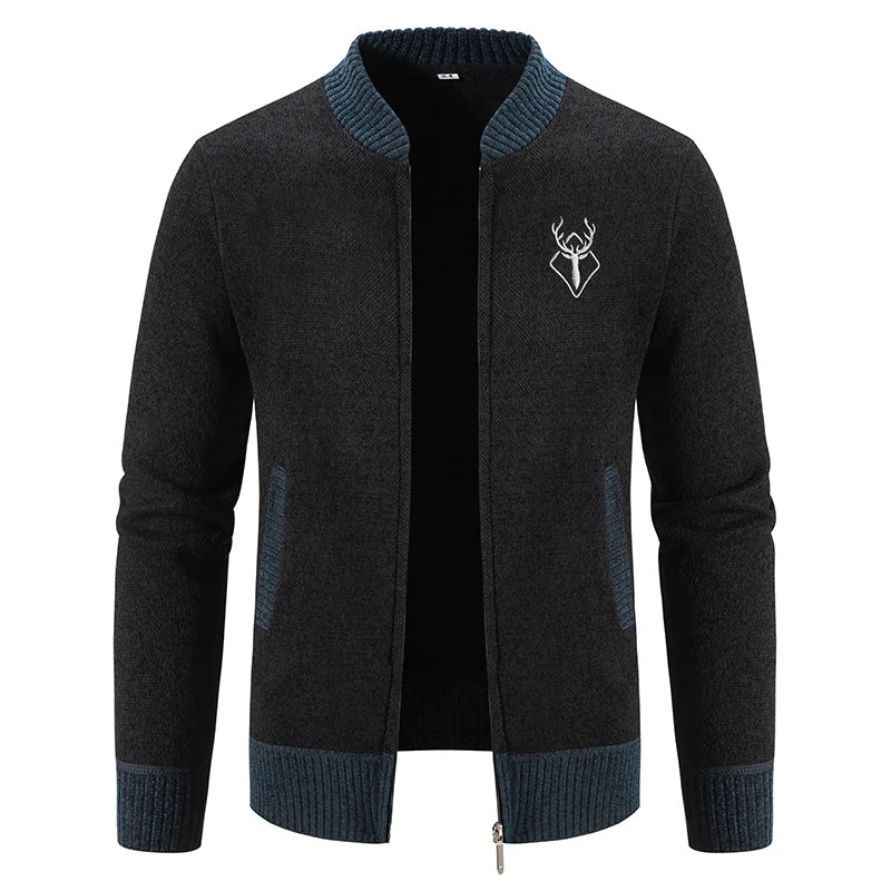 Darevo | Men's Knit Gilet with Autumn Detail
