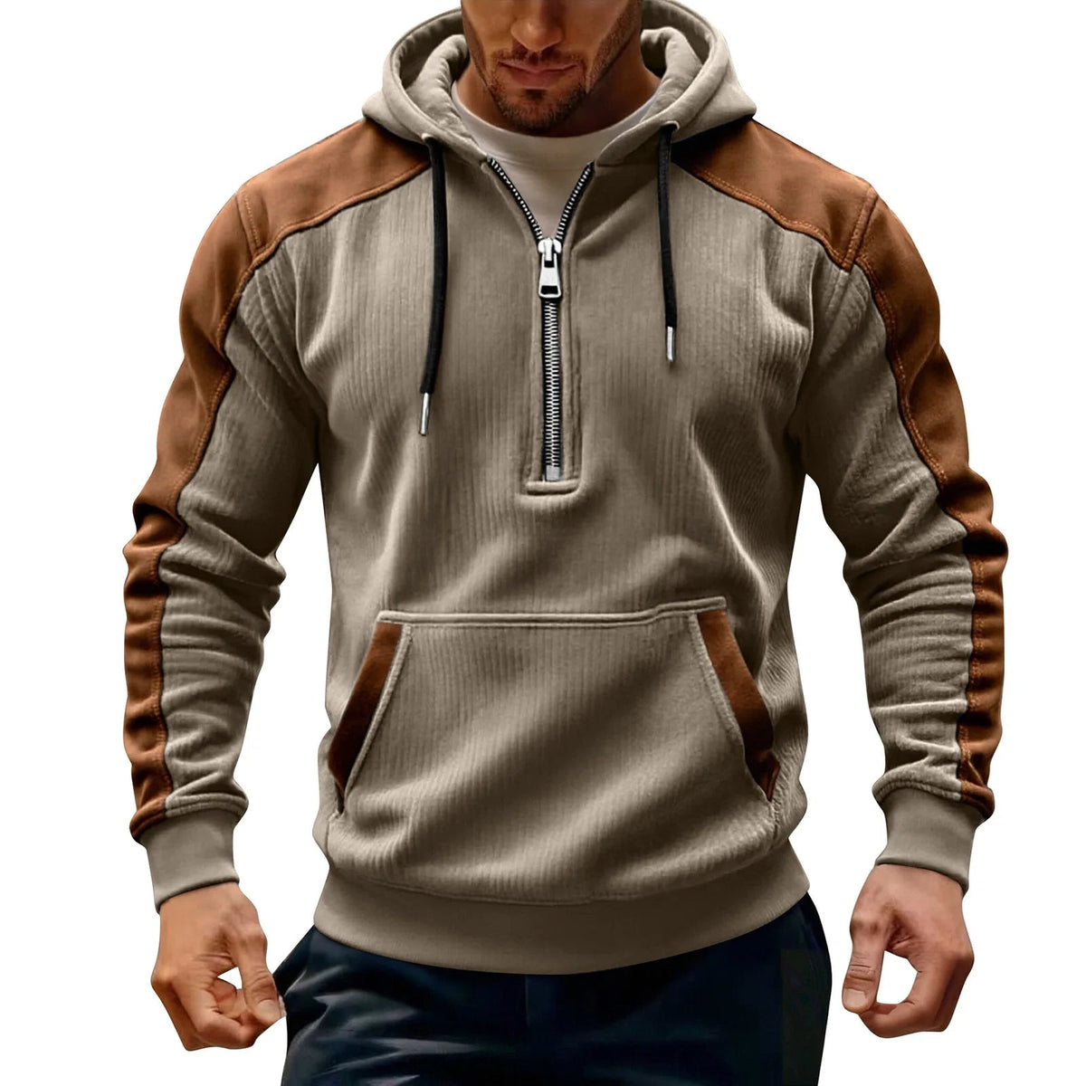 Remy | Zippered Long Sleeve Sweater